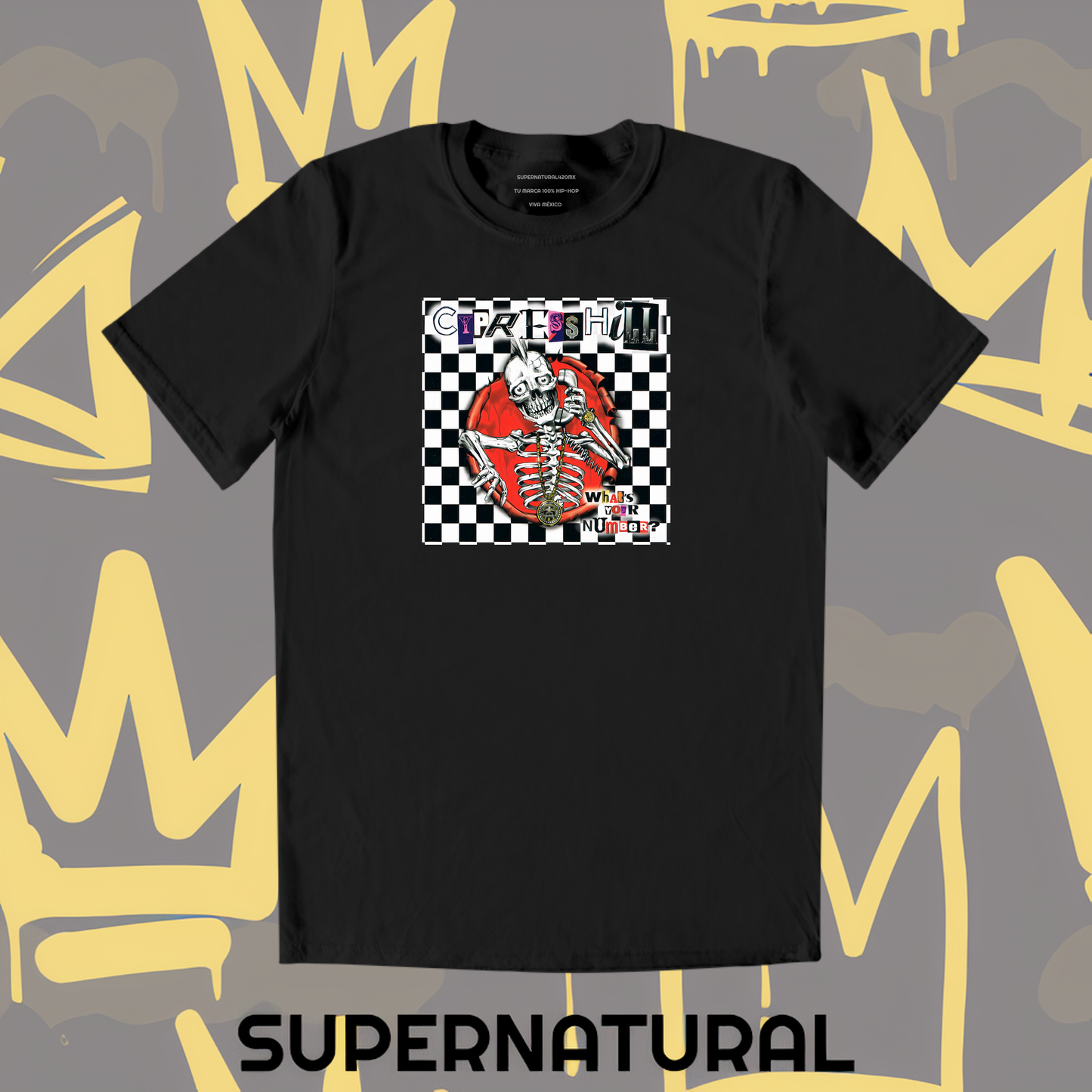 "Cypress Hill - What's Your Number?" T-Shirt - SUPERNATURAL420MX