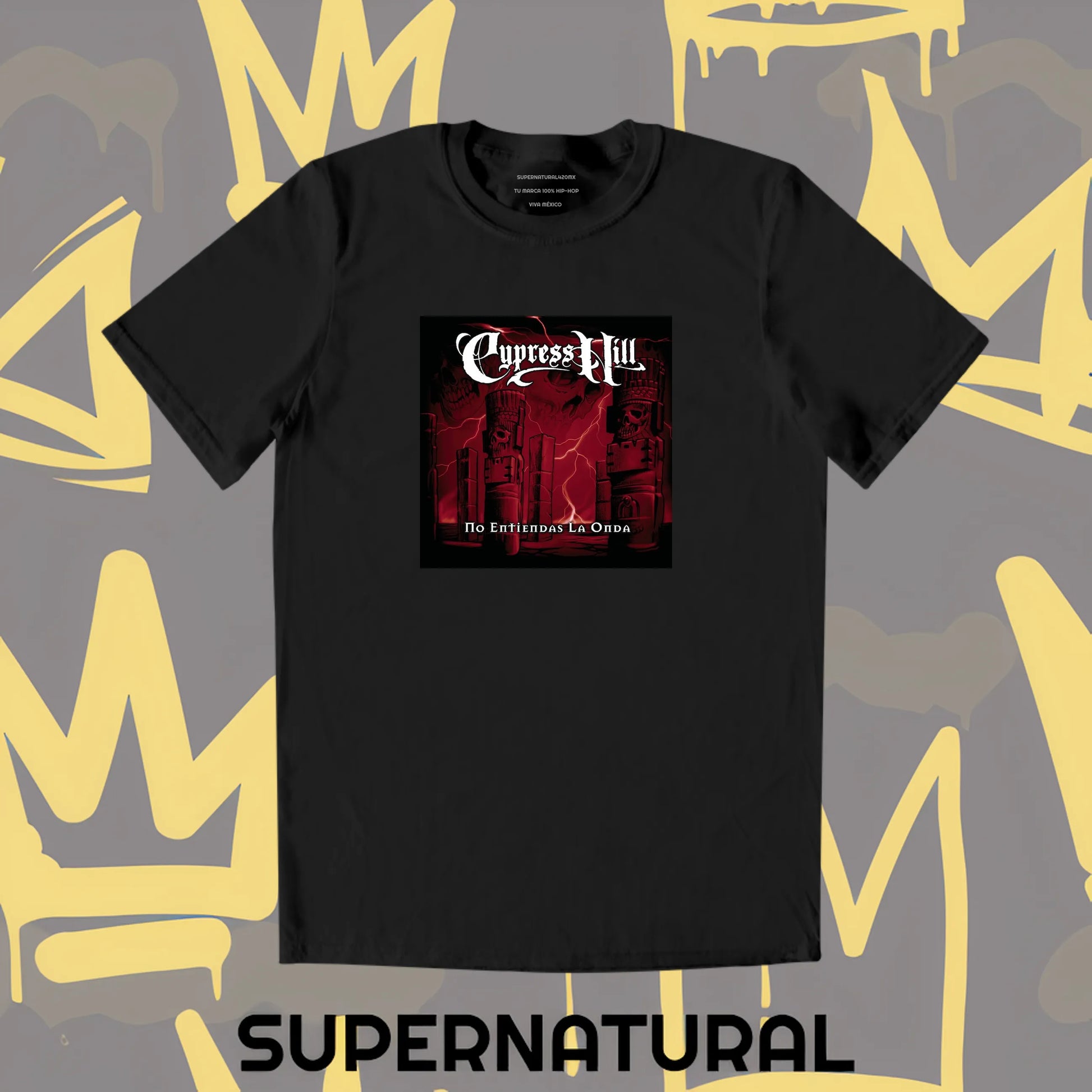 "Cypress Hill - No Entiendas La Onda" T-Shirt - SUPERNATURAL420MX