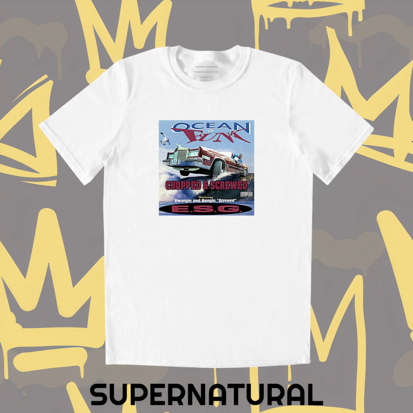 "E.S.G. - Ocean Of Funk" T-Shirt - SUPERNATURAL420MX