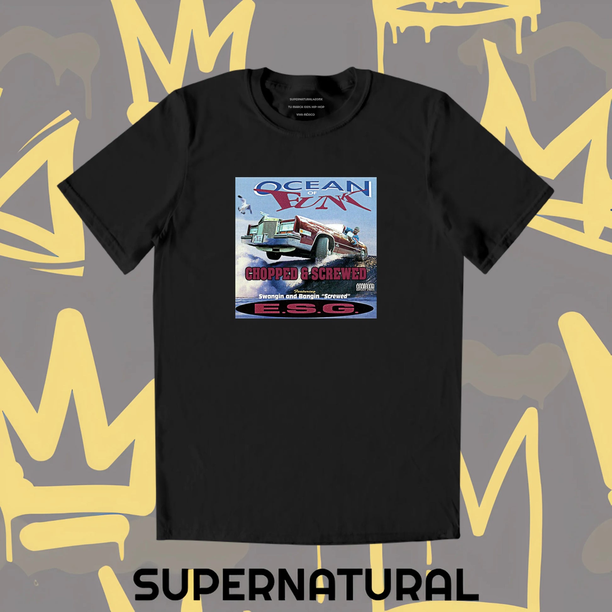 "E.S.G. - Ocean Of Funk" T-Shirt - SUPERNATURAL420MX